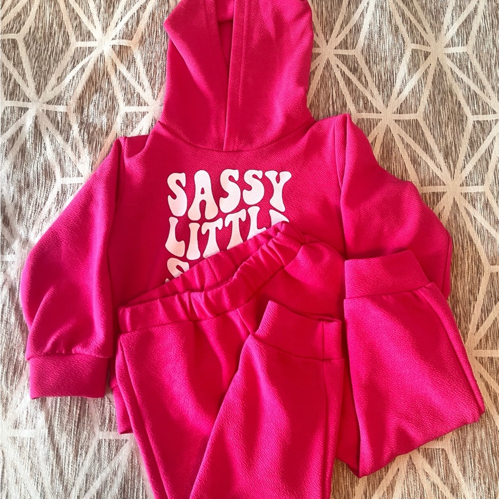 Kids Pink Matching Set - Sassy Little Soul